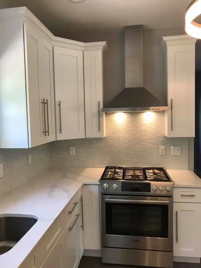 New Marble Countertop in Kitchen